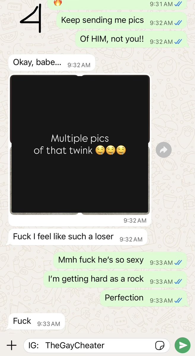 GayCheater's tweet photo. There’s something so hot about my boyfriend having to send me pics of other guys in order to turn me

That poor cuck really thought I wanted to see his ass 🤦🏻‍♂️😂 

Sorry, babe 🥺 now move aside and keep sending me pics of that twink who’s so much hotter than you 🍑

#gaycuck #gaycheater #gaycuckold #gayalpha