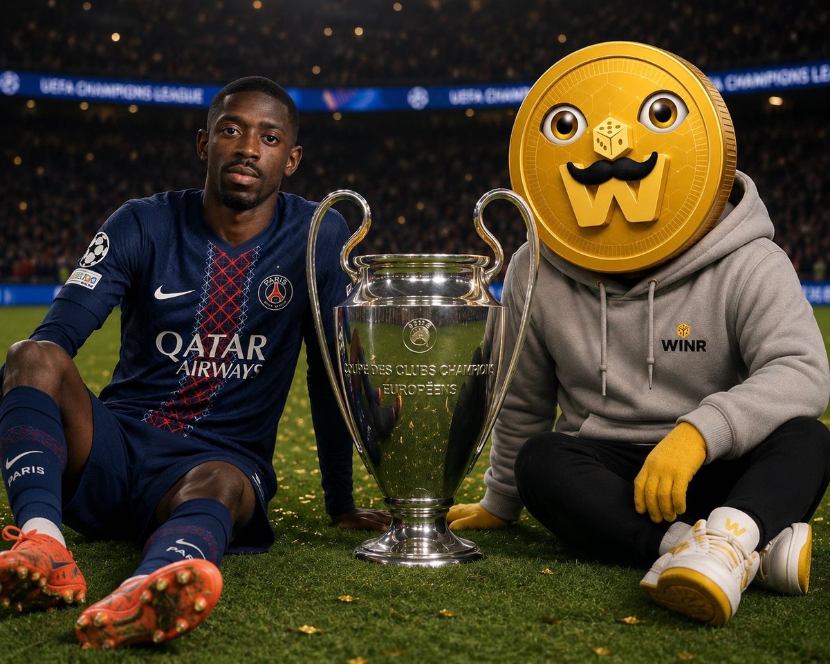 WINRintern's tweet photo. GM.

Arsenal fans were told to touch grass.

Intern took the advice.

Somehow ended up with Dembélé and a Champions League trophy.

Maybe the lesson is simple:

touch grass,
build games,
own the house.

$WINR https://t.co/mamVsONrPM