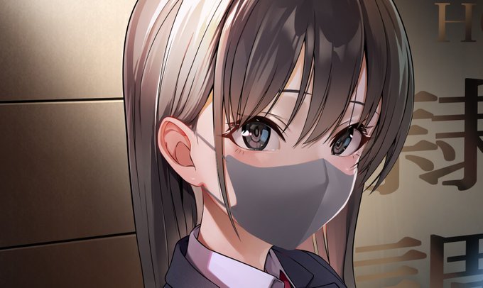 少しずつ新シーンを進め進め* マスク装備鈴乃ちゃん(*'ω`*) セリフちょっと入れながら進めてたら、別背景が必要なことに気づいたので…散歩がてらちょっと資料撮りに行ってきます・ω・