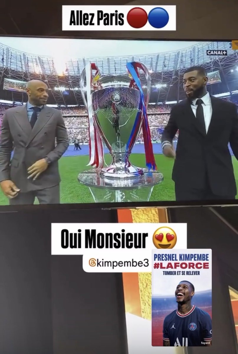 LiseBoell's tweet photo. Légendaire 👏🏻👏🏻💪🏼🔥 #laforce #PSG #presnelkimpembe @EditionsFayard https://t.co/MCaxrfiTjt