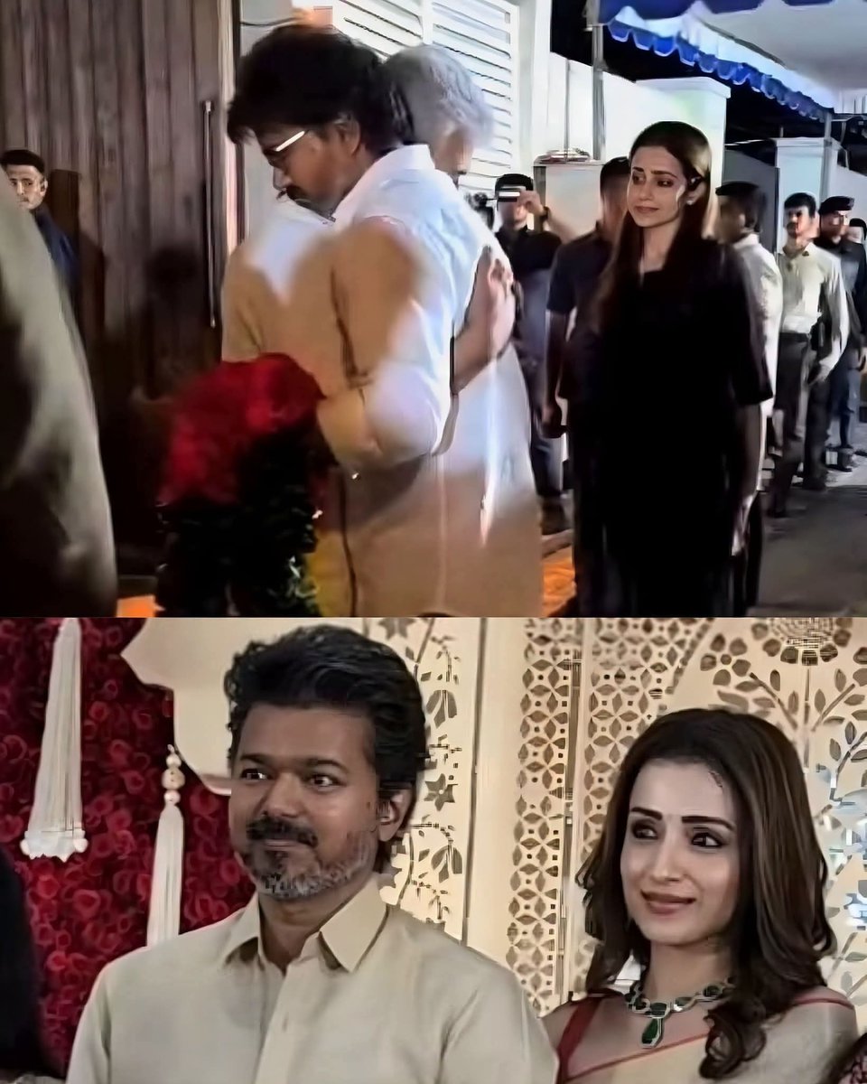 naathiigan's tweet photo. முதல்வர் விஜய்  தனது தங்கை திரிஷாவுடன் சென்று அஞ்சலி செலுத்தினார்... 😭 https://t.co/VLSzCdTZhE