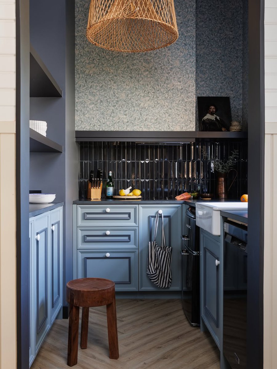 ruemagazine's tweet photo. Built in 1913 and spanning just 380 square feet, this "micro hotel" in Nanaimo, B.C. by @.company is a master class in space-savvy and budget-friendly design. For example, the flooring is a practical vinyl plank, laid in a herringbone pattern to elev... https://t.co/ok3yglfVGe