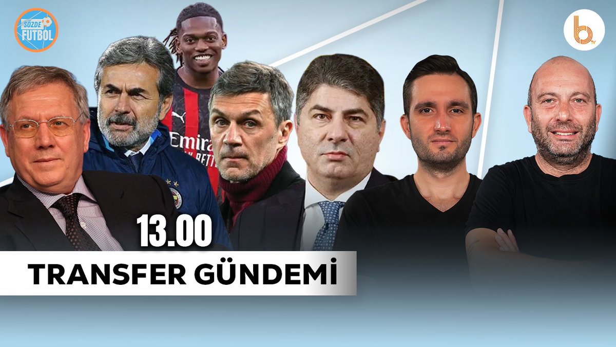 bitvonline's tweet photo. 🔥Galatasaray'da Gündem Transfer!

🔥Fenerbahçe'de Seçim Yaklaşıyor!

🔥Dünya Kupası Provaları Başlıyor!

🗣️ Bugün 13.00'de:  @gkhndinc ve @sametsuner
 ile BTV'de canlı yayında sizlerleyiz! https://t.co/G9rIHZdg6x