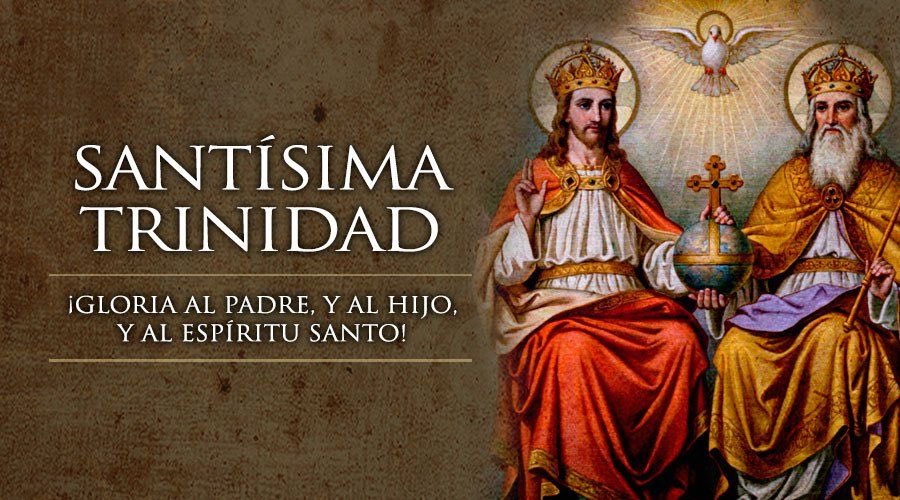 HumildadAguilar's tweet photo. 📖 #𝗖𝗮𝗹𝗲𝗻𝗱𝗮𝗿𝗶𝗼𝗟𝗶𝘁𝘂́𝗿𝗴𝗶𝗰𝗼 | 𝑺𝒂𝒏𝒕𝒊́𝒔𝒊𝒎𝒂 𝑻𝒓𝒊𝒏𝒊𝒅𝒂𝒅.

La celebración de la Santísima Trinidad es una solemnidad cristiana que honra el misterio de un solo Dios en tres Personas: Padre, Hijo y Espíritu Santo. https://t.co/UPLNqI1cxP