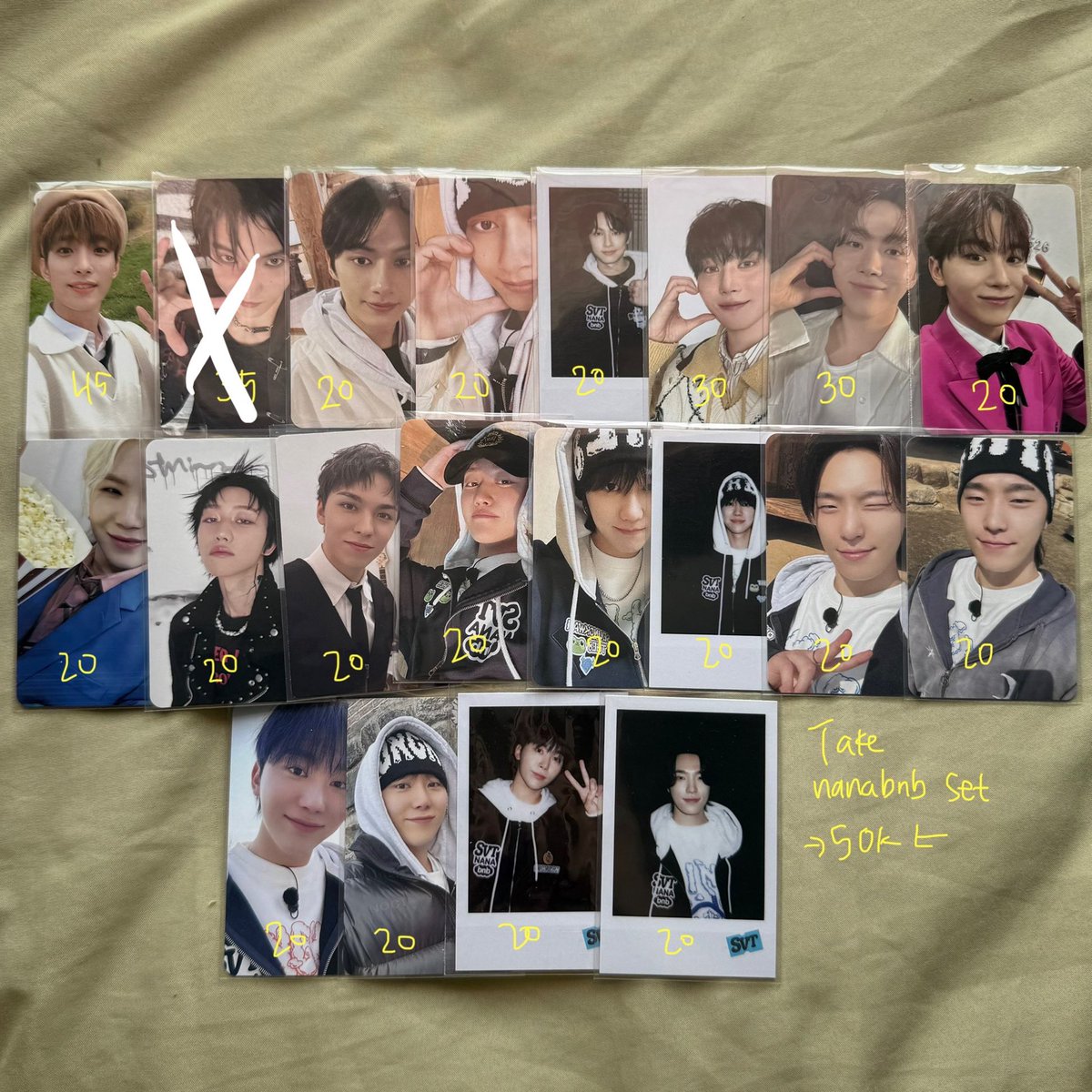 antithetical17's tweet photo. wts want to sell pc seventeen

🌧️ exc pack admin
🥝 bekasi, ina

seventeen scoups semicolin pob jeonghan beret ld yc fml caratland 22 wonwoo 24 carland sg24 specs mingyu always yours wvj pws vernon happy ending carat version nana bnb dk jun seungkwan dino the8 woozi minwon dicon https://t.co/GGfQ9XSdSo