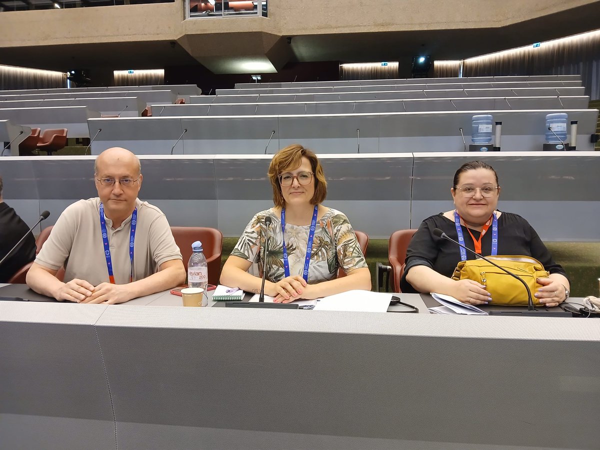 AlejandraORF's tweet photo. 📍@CCOO ya está en #Ginebra en las reuniones preparatorias de la 114ª CIT que preside @luc_triangle. Por delante, una conferencia de desafíos y oportunidades por el trabajo decente y la justicia social: hoy se presentará el Índice global de los derechos 2026 @ituc.

@UnaiSordo https://t.co/kRc494nCKq