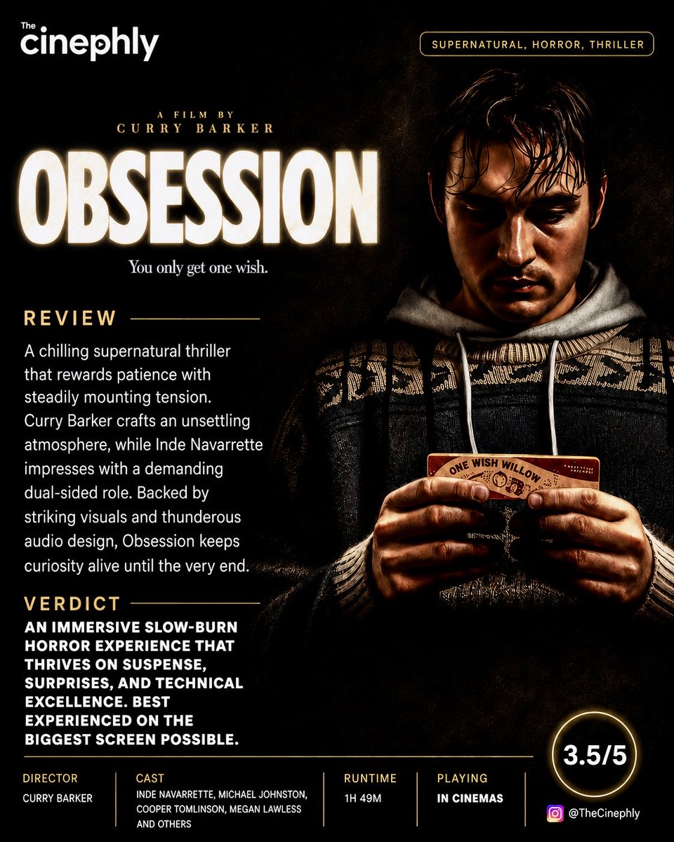saichndra's tweet photo. Curry Barker’s Obsession (2026).

Additional thoughts: https://t.co/ANDa06pWAh https://t.co/H1y6Bksynh