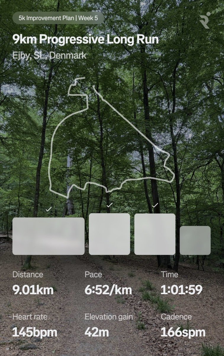 reneraff's tweet photo. Morgen løb ned er par km i skoven 😃 #twrundk https://t.co/u3rXq3fnLf