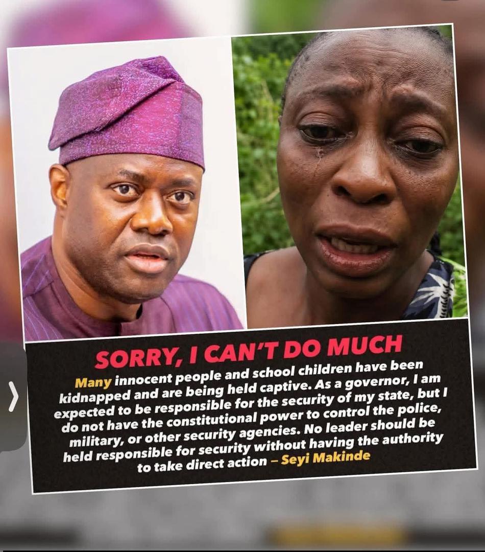 Creativitypluss's tweet photo. @seyimakinde If you're serious about leading Nigeria, this is the time to prove it. Don't wait on the federal government. Engage credible security experts, explore every option, and secure their release. Nigerians want action, not excuses Show us why you're the best for the job https://t.co/nDZwEBrnib