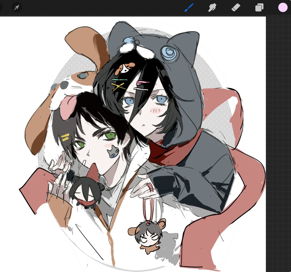 laicuihu666's tweet photo. 🐱🐶
#aot https://t.co/3ojVheLlKF