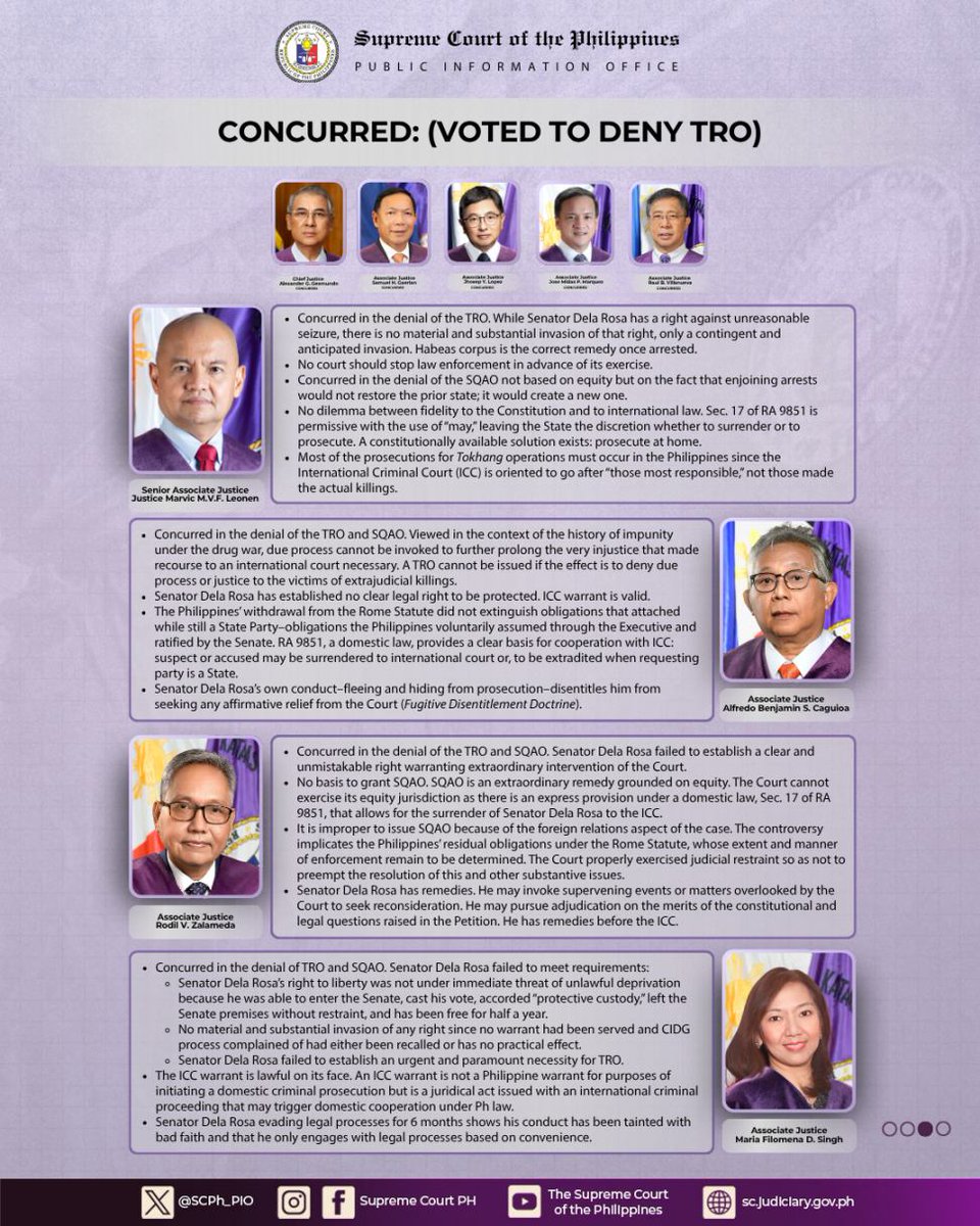 Philippine Supreme Court Public Information Office tweet media