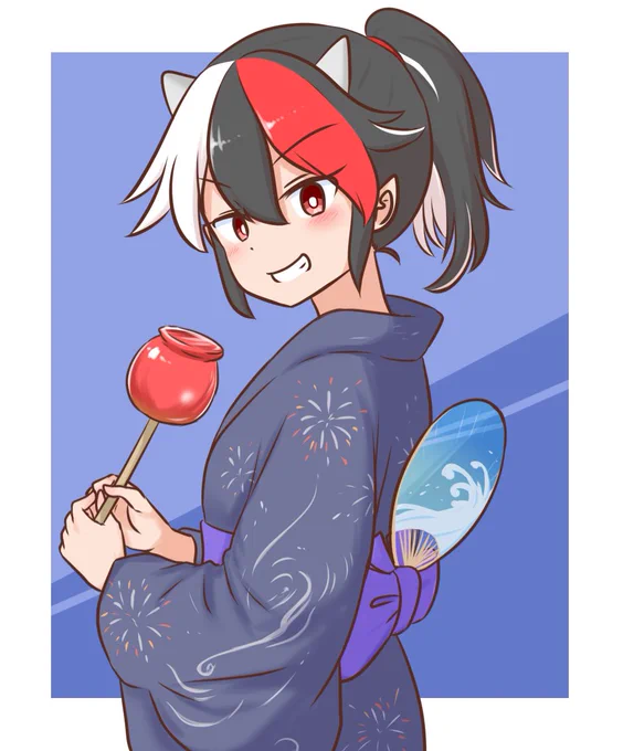 Skebご依頼で描きました 縁日正邪
