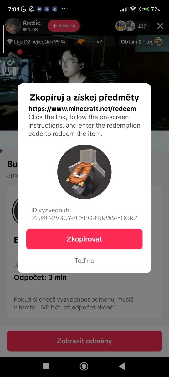 BlueCzKitsune's tweet photo. Other codes for Minecraft
D4DC4-XYPMW-HQW7V-T2JH3-J62JZ
#Minecraft #MinecraftDrop #TikTokCodes https://t.co/8QJshXiqFF