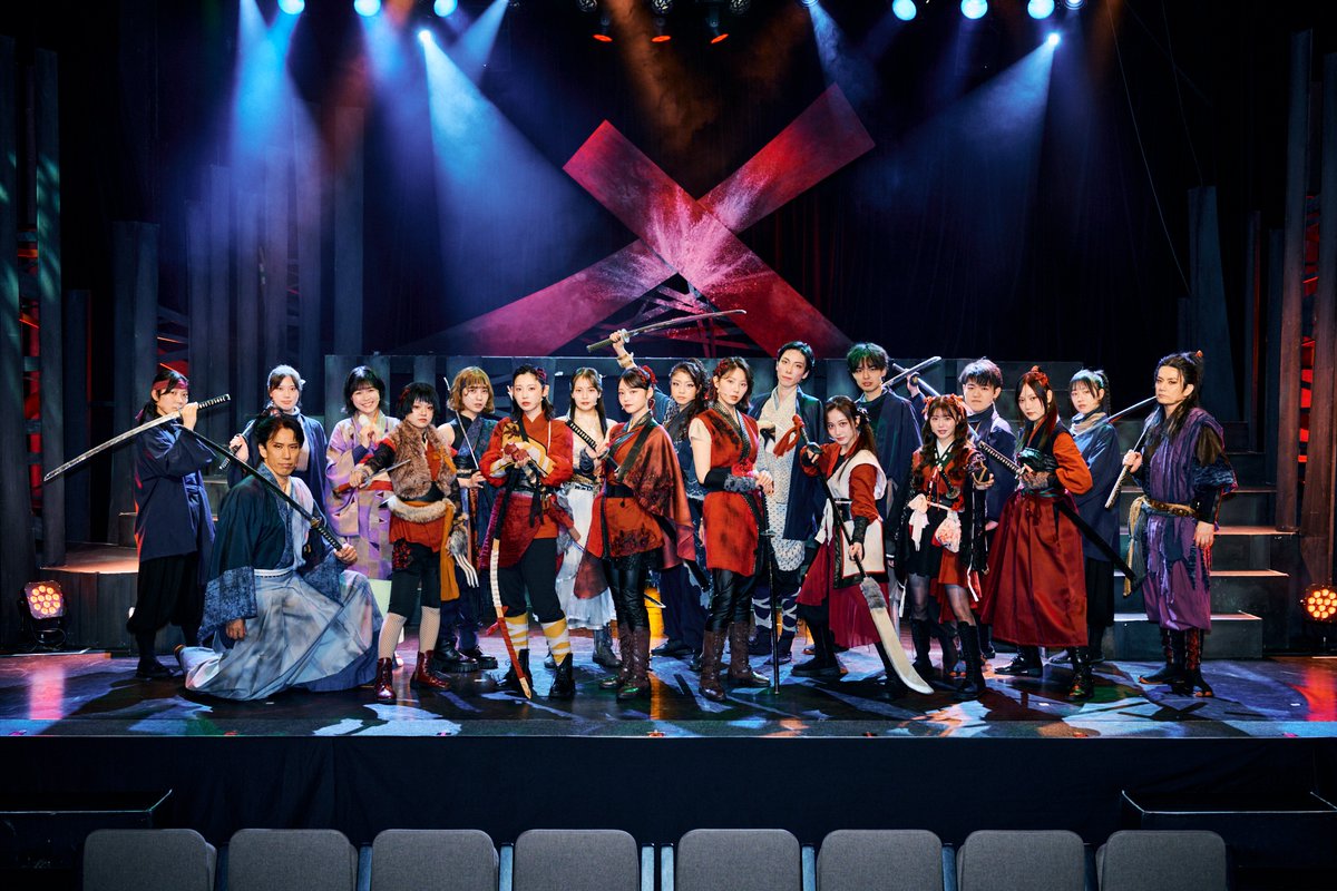 kurenai2026's tweet photo. ⚔️東京公演　終了⚔️

たくさんのご来場ありがとうございました‼️

次は大阪へ✨

#秋田莉杏（Wキャスト）
#菅原茉椰（Wキャスト）

#川上千尋
#水湊美緒
#眞鍋杏樹
#湯本亜美

#市川美織

#伊勢川乃亜
#西井万理那
#原田百嘉
#根木冬馬

#中村静香

#清水順二

#佐藤アツヒロ

＃紅哭 https://t.co/0SROCCuH65