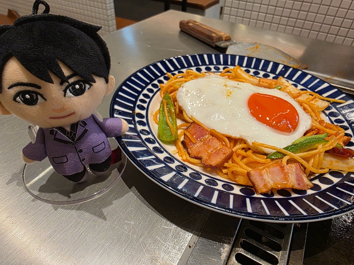 zoecchi24's tweet photo. 締めはもんじゃとナポリターン🍝✨️ https://t.co/CO6uvX3VfM
