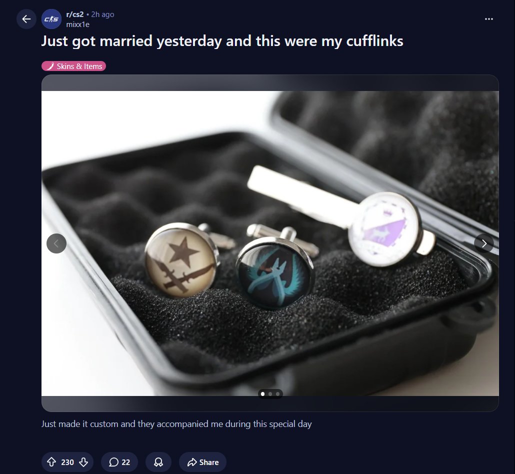 MoonSkinCs's tweet photo. This couple on Reddit got married yesterday, and someone gave them these T/CT cufflinks as a wedding gift

Would you wear these on your wedding day? 🤔 https://t.co/Op5sx0QTA1