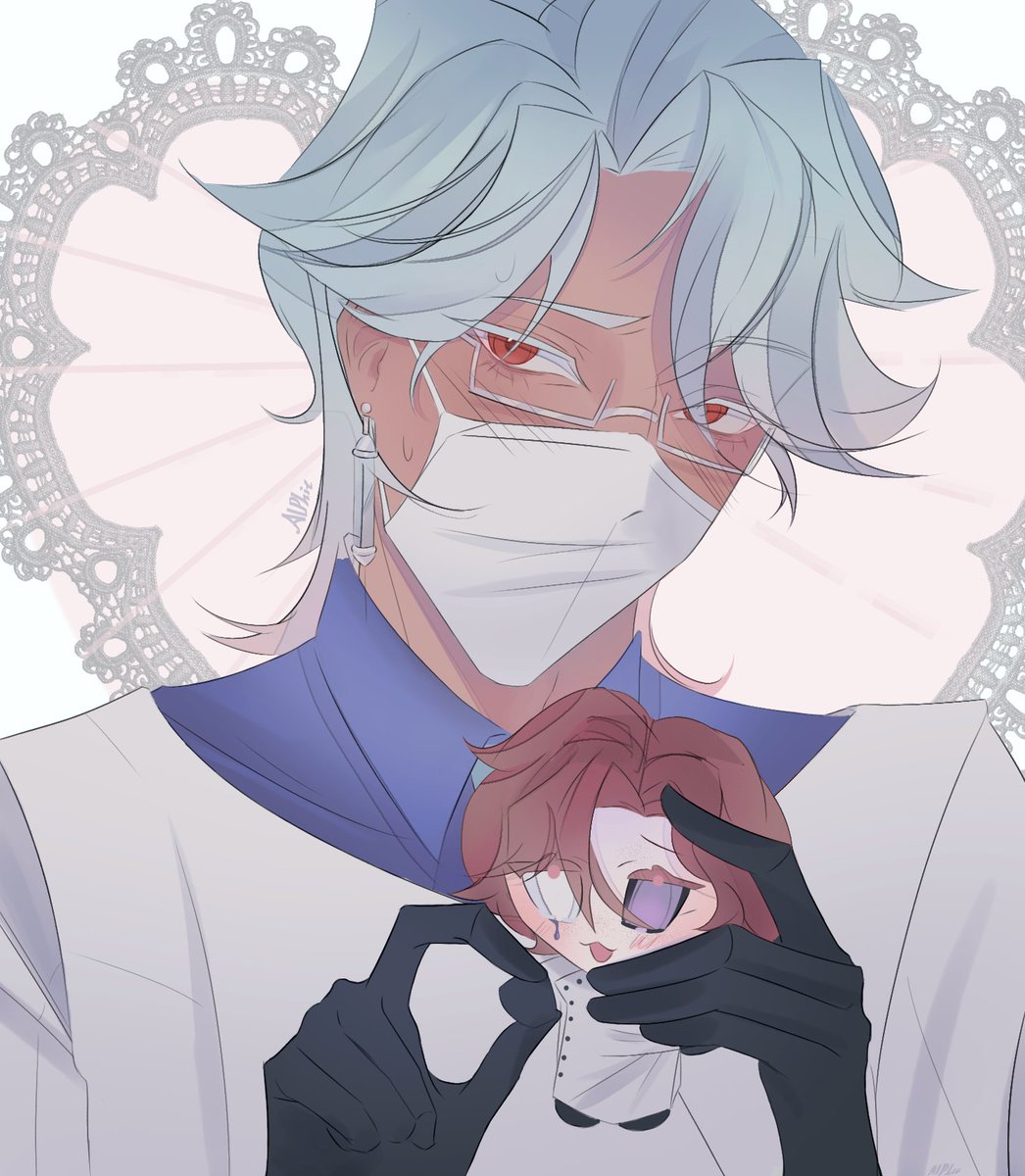 Totally_Alphie's tweet photo. ...stupid crack ship anybody? (Dottore x Finsen Hunter)

[ #Dottore #ドットーレ #第五人格] https://t.co/FhxbxTIY2K