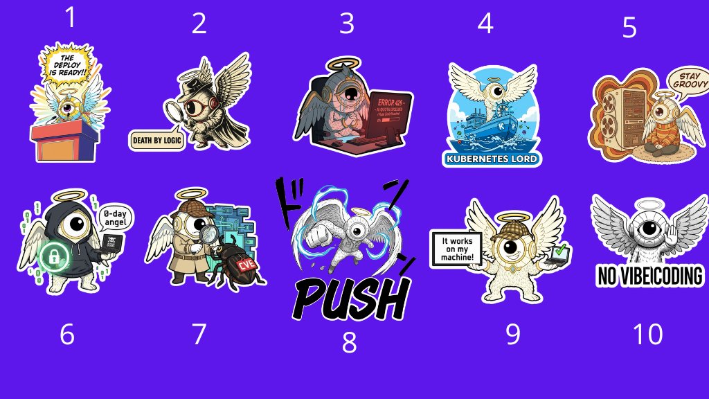 Gravenilvec's tweet photo. Hello !

Je prepare des stickers pour l'asynconf sur le theme de https://t.co/ZSUs0KSEIu mon outil pour analyser le code.

Quels sont vos stickers favoris dans la liste presente ?
(Le design de l'ange a été réalisé par une artiste) https://t.co/VqUf9r6SNG
