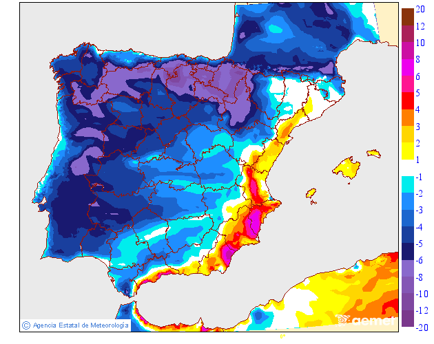 CorrienteSantia's tweet photo. Variación temperaturas máximas para el martes, a la venta la dorsal por unos días, bienvenido poniente https://t.co/kNgqDhW95g