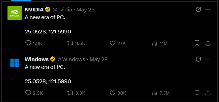 itssvarma's tweet photo. OKAY! #microsoft #nvidia https://t.co/vzczslWwIx