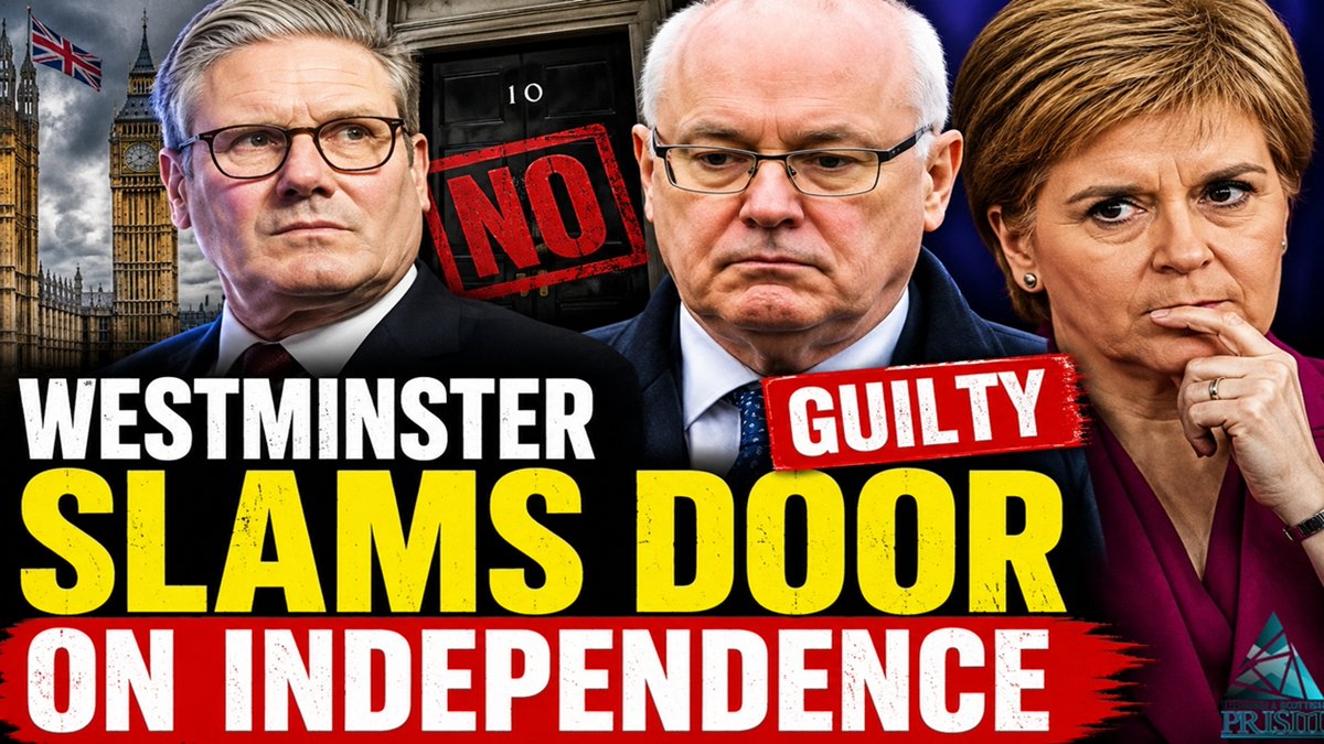 HazelLyon16's tweet photo. ⏰ LIVE AT NOON

Westminster says no to Section 30.

Murrell guilty.

Pressure is growing on Sturgeon.

If Westminster won't grant a Section 30 order, what should the independence movement do next?

Join us at 12pm

@Scotpol1314 @PhilBoswellSNP @mickbrick54 and 2 guests https://t.co/lbw7rpL0kn