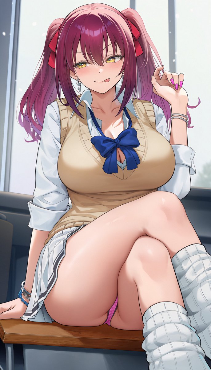 voidbunny's tweet photo. Gyaru style Amasawa Ichika https://t.co/FasrGhDLnQ