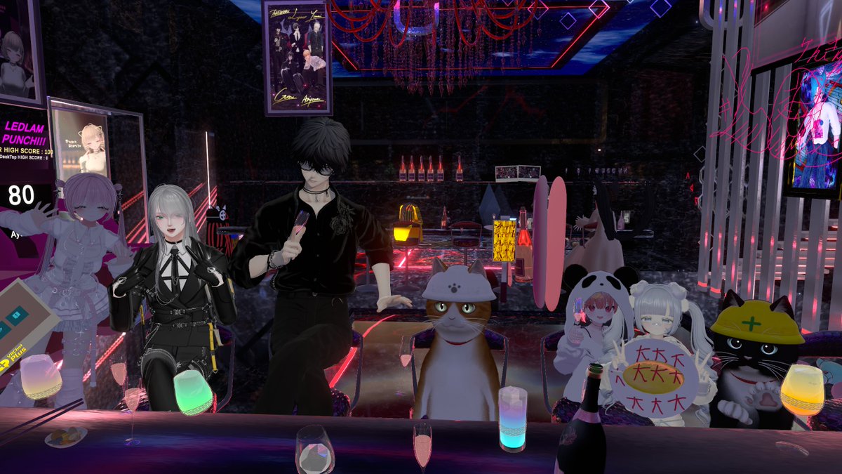 GamingARMKN's tweet photo. #Ledlam 今回は現場猫で同僚と参戦。しろうりさんが正社員になってたり、夏対策の話をしたり、料理の失敗談をしたり。
わざわざ合わせてくれたプレーリードッグさんが落ちてしまったのが心残り。私はドスケベ猫ではありません😏次回は元に戻ってると思われます。 https://t.co/IDKywUSpHX