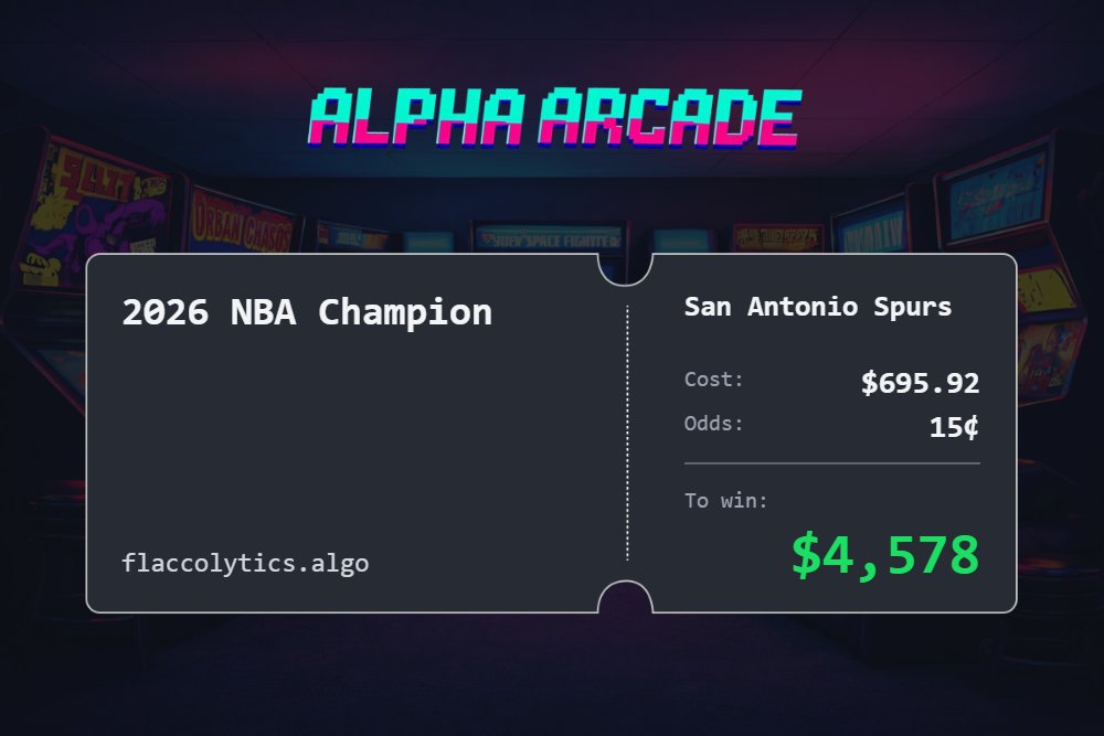 flaccoleader5's tweet photo. Cashed out for around 3k on @alphaarcade https://t.co/5IvfgFifGt