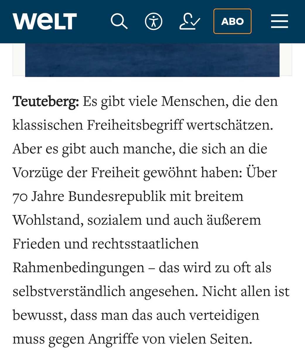 Ulle_65's tweet photo. Zitat: "Dabei gilt im Rechtsstaat des Grundgesetzes das Gegenteil: Wenn Freiheit eingeschränkt wird, muss der Staat jede konkrete Maßnahme rechtfertigen und verhältnismäßig vorgehen." https://t.co/4fM9XyhIvg