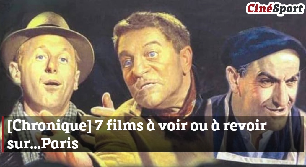 CineSportFr's tweet photo. [Chronique] Au lendemain de la finale de la Ligue des Champions remportée par le PSG, nous faisons escale à Paris, qui a inspiré tant d’oeuvres...
➡️ https://t.co/Pm8TcwHkVx
#JeanGabin #bourvil #AudreyTautou #JeanPierreJeunet #michellepfeiffer #marlonbrando #mariaschneider https://t.co/uXwCSQAyoU