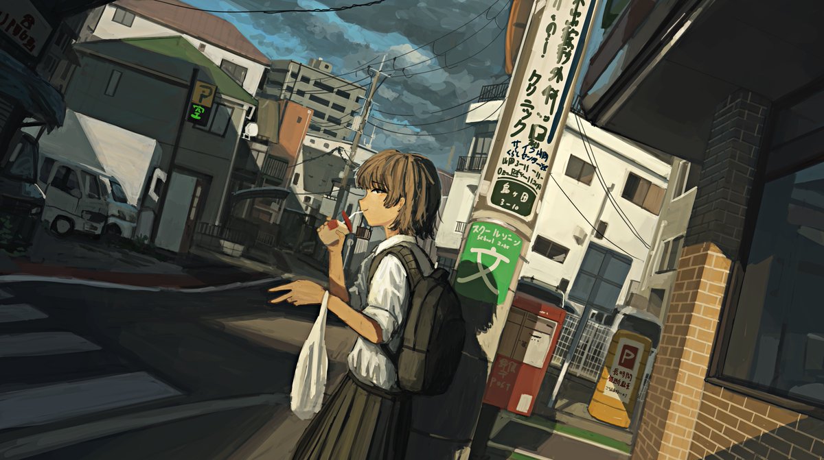ankma_illust's tweet photo. 帰り道、寄り道 https://t.co/5Av3io8TQr