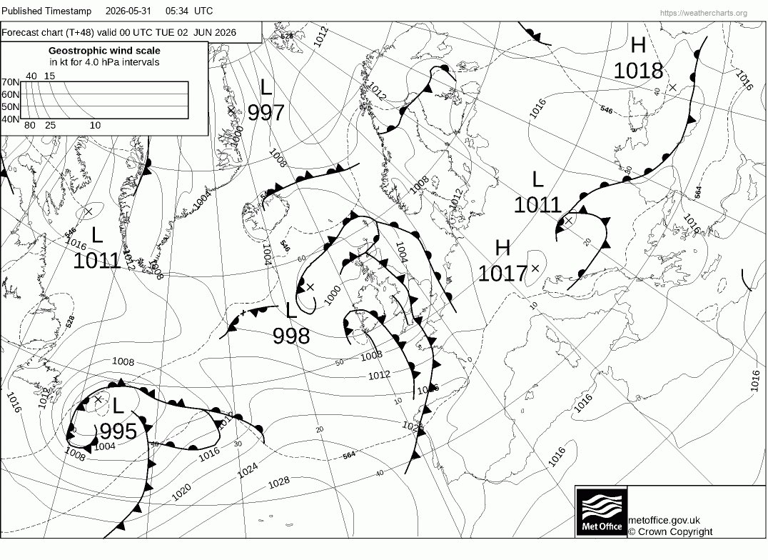NickJF75's tweet photo. Interesting convective set-up Monday night to keep an eye on, as an unstable warm moist airmass streams in ahead of cold front moving in from the west, modest deep-layer shear but quite strong low-level shear toward SE England and low LCLs could support a tornado if thunderstorms develop.

During Tuesday, further thunderstorms could develop widely with surface heating in sunny spells, as an upper trough follows cold front steepening lapse rates.