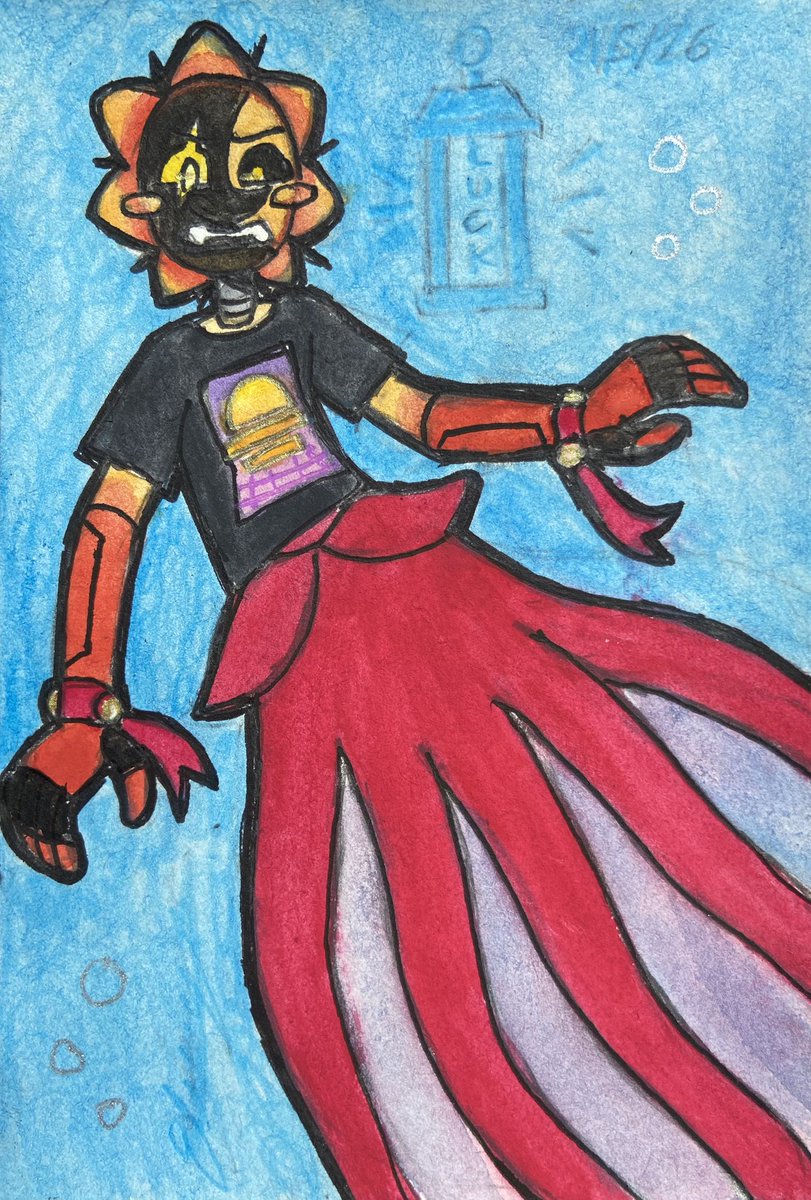 LanternLuck's tweet photo. Mermaid Eclipse!

He’s based on a vampire squid :]

And Charlie is so getting grounded for this magical shenanigan

#Tsams #sunandmoonshow #tsamsEclipse #Teaps #TeapsEclipse https://t.co/rXt5gMf03T