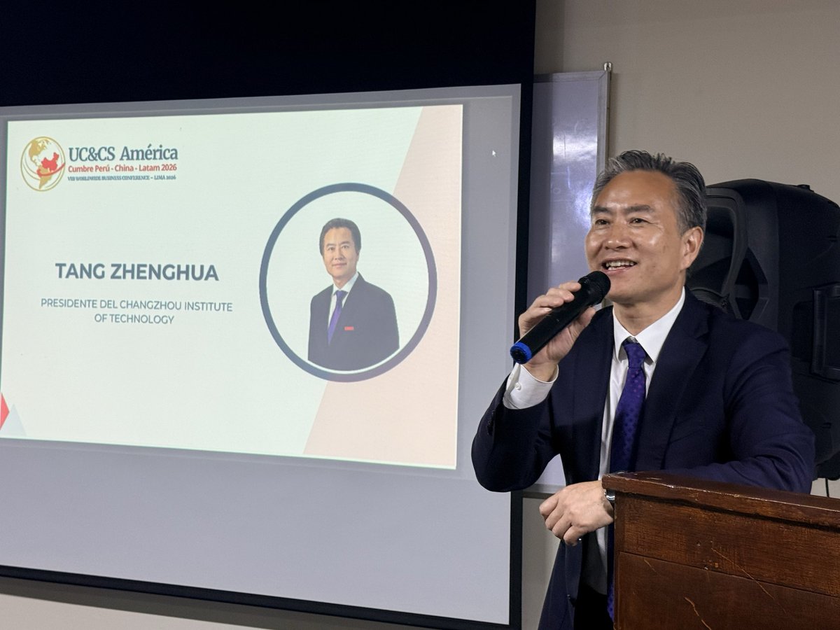 Augustotrujill's tweet photo. ✨ Revivimos los mejores momentos de la Cumbre UC&CS América Perú–China LATAM 2026.

El 28 de mayo vivimos una jornada de intercambio de conocimientos, experiencias y oportunidades de cooperación internacional. Agradecemos a expositores, participantes y aliados estratégicos por fortalecer los lazos entre Perú, China y Latinoamérica, impulsando nuevas oportunidades de desarrollo e inversión.
