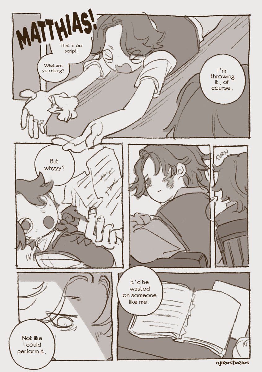 njirostories's tweet photo. 📍+🎀  matthias and louis were invited to perform a play at the baron's gathering, but matthias is feeling a little troubled... (2/11) https://t.co/WRT33Wa4cf