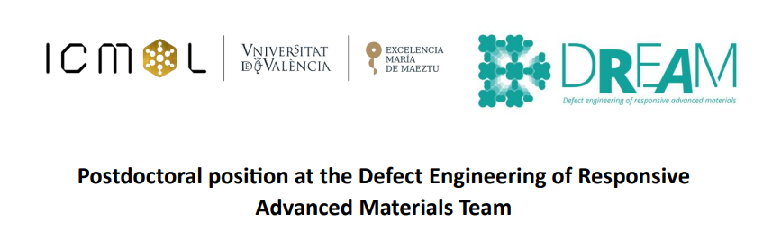 RSEQUIMICA's tweet photo. 🔊Postdoctoral position at the Defect Engineering of Responsive Advanced Materials Team
Institute of Molecular Science (University of Valencia) 
🗓️Fecha límite/Deadline: The selection process ends once a candidate is selected
➡️https://t.co/IOOfutcN8P https://t.co/p3sbr4F2mM