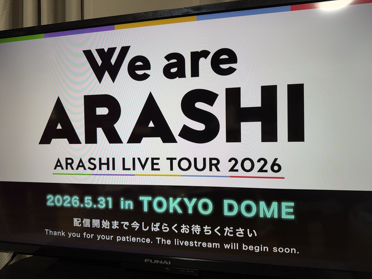 shosuke0607's tweet photo. ラストLIVE！！！
#嵐 
#ARASHI 
#WeAreARASHI https://t.co/nGk9T1Ala8