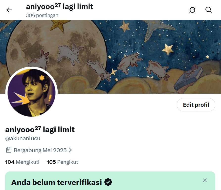 aniyooo²⁷ lagi limit tweet media