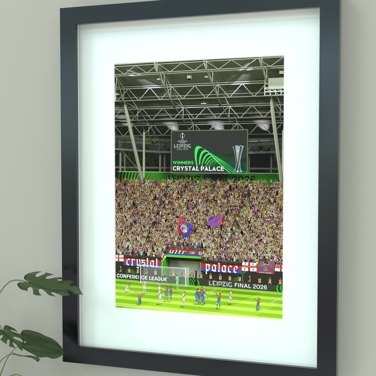 HLTCO's tweet photo. I’ve been sent this from an artist called Dan Griffin (@dgriffinart) and can’t get over the detail involved in it. Truly beautiful. 

If you’d like to buy one, the link to do so is here: https://t.co/YR3vqRILtZ

Dan is also a Palace fan, so it’s been made with love. ❤️💙 https://t.co/kOOxDC1OGq