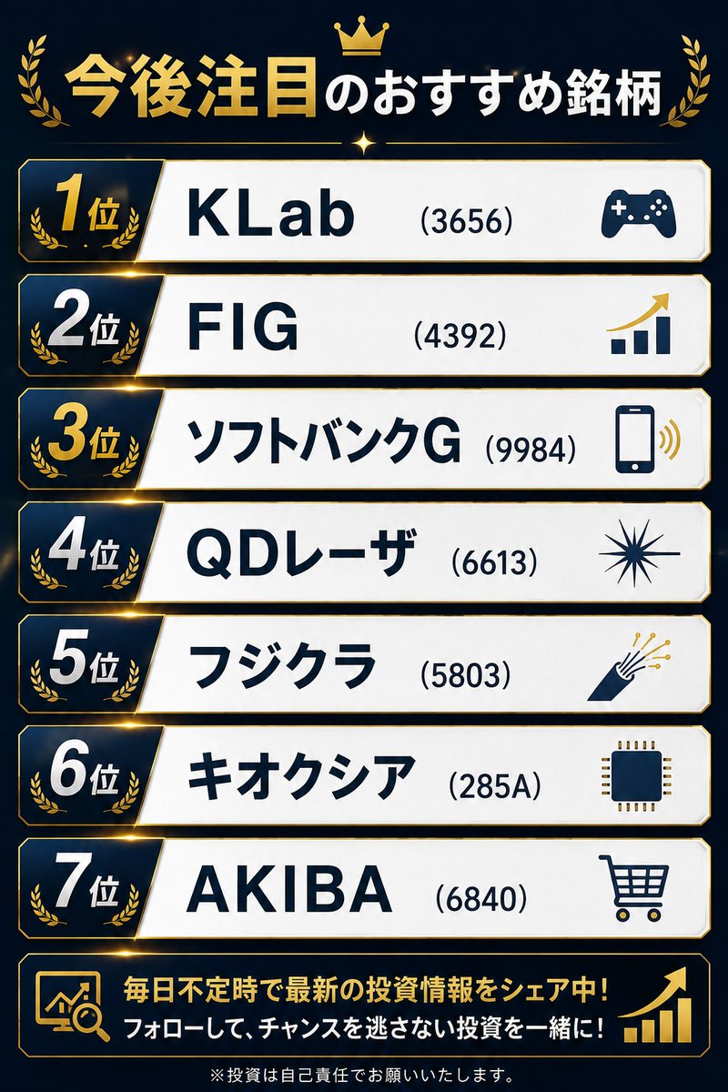 投資家K tweet media