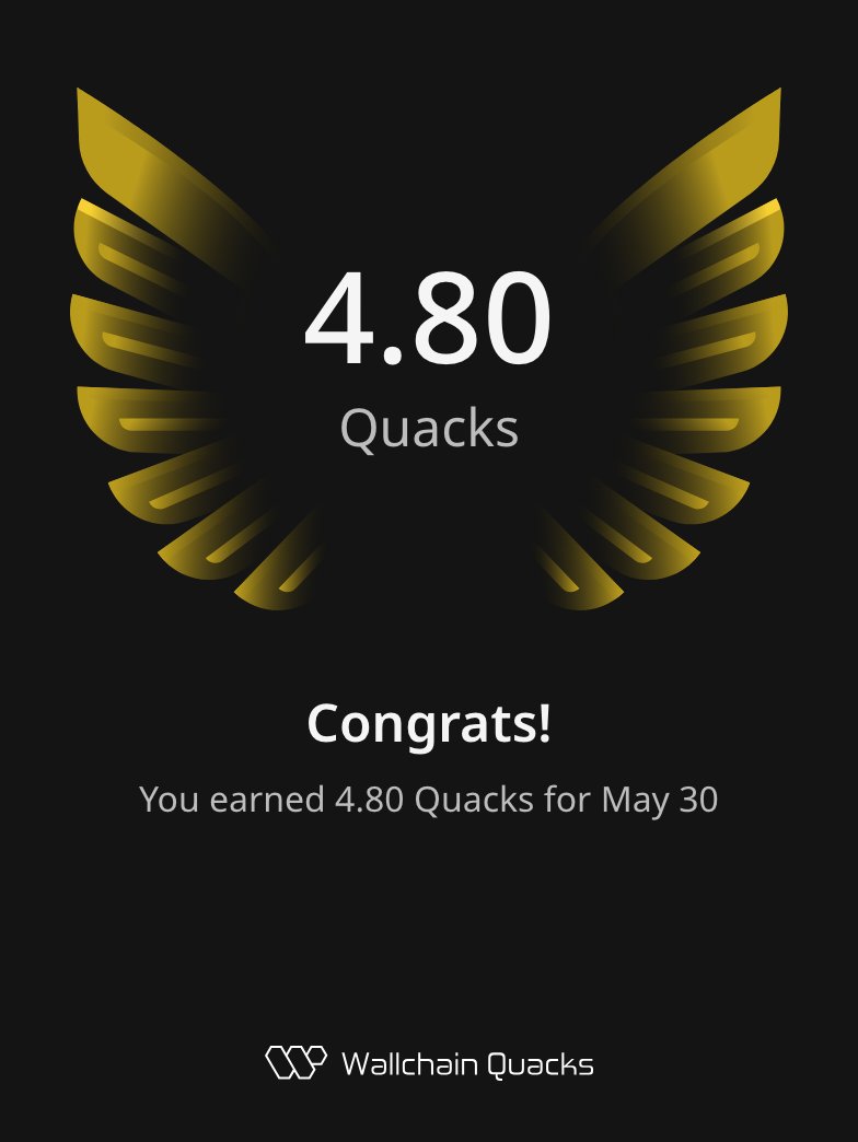 Cryptobkjack's tweet photo. 🦆 Wallchain Update - May 31

Yesterday I earned 4.80 Quacks.

Another steady day, and honestly, I’m becoming more convinced that consistency beats everything else.

The days that seem to work best are not the ones where I post the most. 
They’re the days where I focus on one useful topic, explain it clearly, and spend time having real conversations with people.

Even with family and offline commitments taking up part of my day, keeping a consistent routine is helping more than I expected.

A few things that continue to work for me:
→ Creating detailed posts that people can actually learn from
→ Sharing screenshots and real results instead of just talking about them
→ Taking time to reply to people normally and keep the conversation going
→ Staying active even when growth feels slow

No huge jumps, no shortcuts.

Just small improvements that keep adding up over time.

Still building. Still learning. Still quacking 🦆

#Wallchain #Quacks #Mindshare #XScore