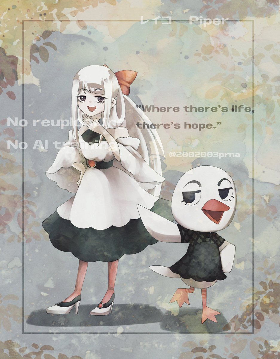 2002003prna's tweet photo. レイコ/Piper
#あつ森擬人化 https://t.co/ux3rh5L59H