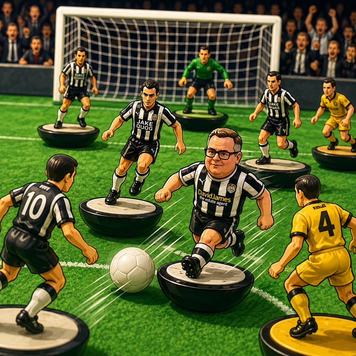 notts_stats's tweet photo. Here I am enjoying a few of my favourite things, including some subtle AI body shaming 😂

#SubbuteoSundays ☕️

#notts #subbuteo #football https://t.co/yVlkOEgFNn
