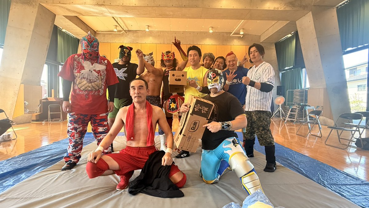 yu_mo_IWP's tweet photo. ご来場ありがとうございました！!!

#海風キモティー !(冬季はキツそう)
#いわきレスリングプロジェクト
#社会人プロレス
#石巻プロレス
#nkw
#cwp
#相双プロレス
#後藤道場
#やる気元気いわき

#初リーグ戦バトルロイヤル
#MESSIAH
#ニュージェネ
#小野寺軍 (仮
#新段リィィ https://t.co/4VU1dWJxD4