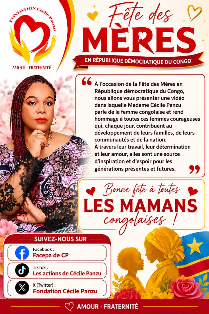 ACEPAKongo's tweet photo. Bonne fête 🥳 à  toutes les mamans ! https://t.co/vjI1y8Nm0H