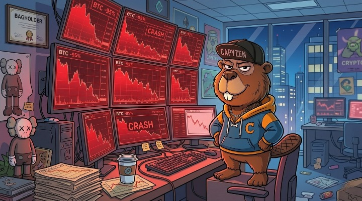 CapyZenSol's tweet photo. Your portfolio after buying the top:

📉

Your confidence after buying the top:

📈 https://t.co/xttPZUEs0y