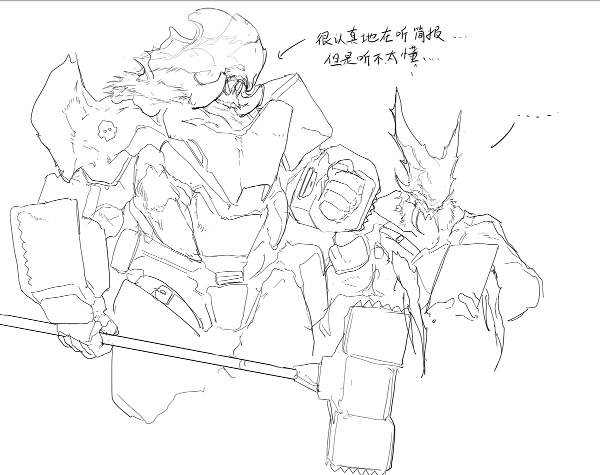 Sweetrollrobber's tweet photo. charger with hammer
牛头人hhhhh
感觉和隔壁的欧格林同一生态位…
牛牛笨笨的可爱捏 https://t.co/haRb23IWDP