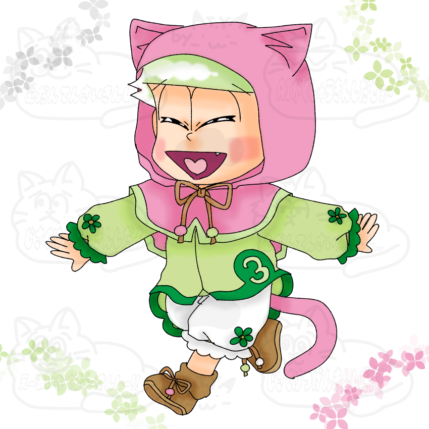 ちょろ松 山野版派生松 三色にゃんご六つ子でチョロ松～。