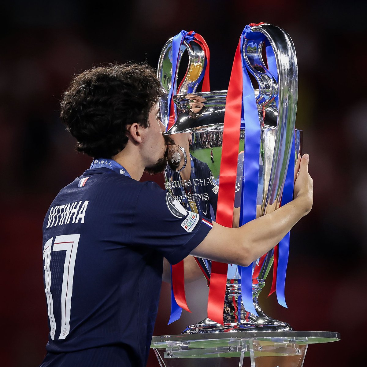 U53291Unique's tweet photo. @FabrizioRomano OMG 🔴🔵🧠 Vitinha’s trophy cabinet since joining PSG.

🏆🏆 Champions League
🏆🏆🏆🏆 Ligue 1
🏆🏆🏆🏆 French Supercup
🏆🏆 French Cup
🏆 UEFA Super Cup
🏆 FIFA Intercontinental Club
🏆🇵🇹 Nations League https://t.co/GK8QqWwbqZ