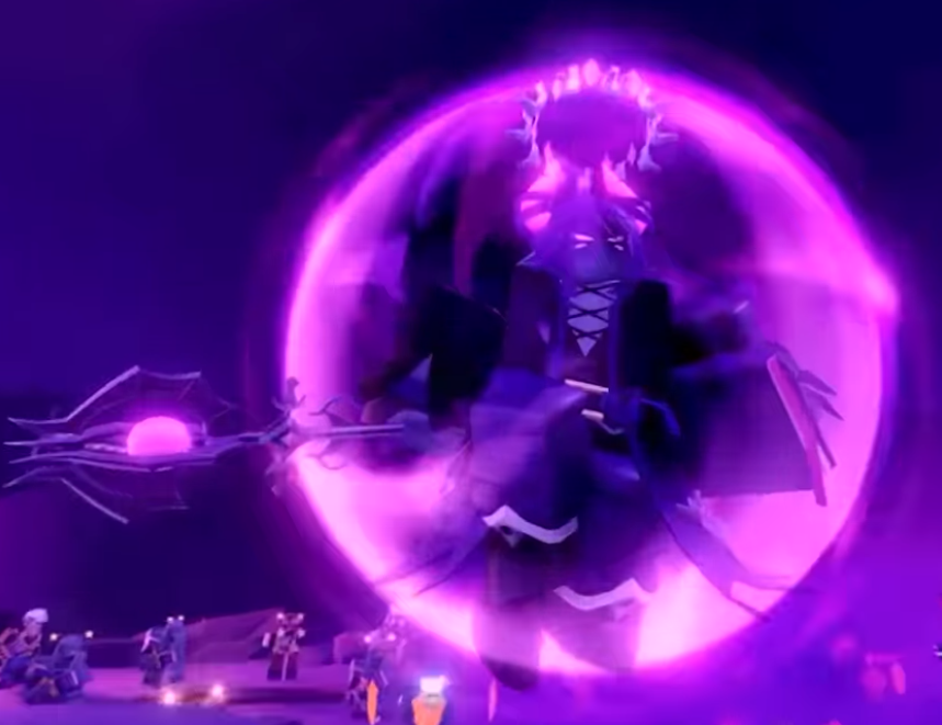 AUC_Androidokay's tweet photo. Something I noticed in the Hardcore Rework trailer:

Void Caster apparently has TWO forms - the one we saw on the field with Void Reaver, and the one in the cutscene.
Could she possibly have a rage mode??? Or is this her supposed "Voidmode" model?

#towerdefensesimulator #roblox https://t.co/d4FeF1CHpg